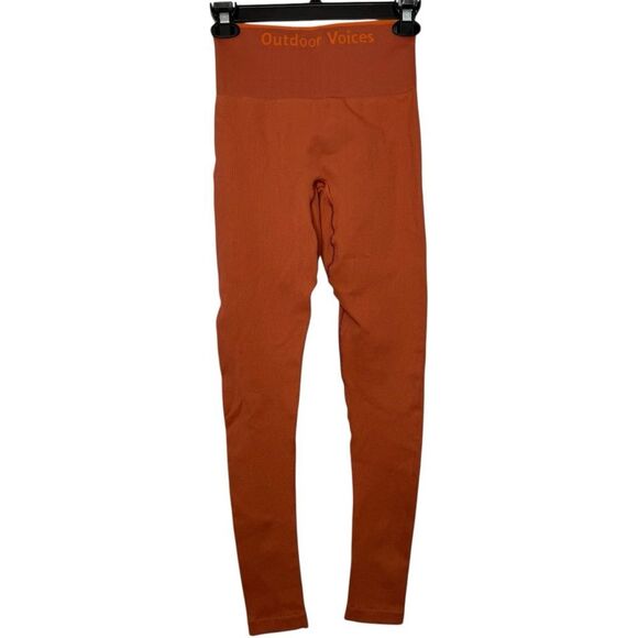|EUC| OUTDOOR VOICES Seamless Rib 7/8 Leggings - Picture 5 of 7